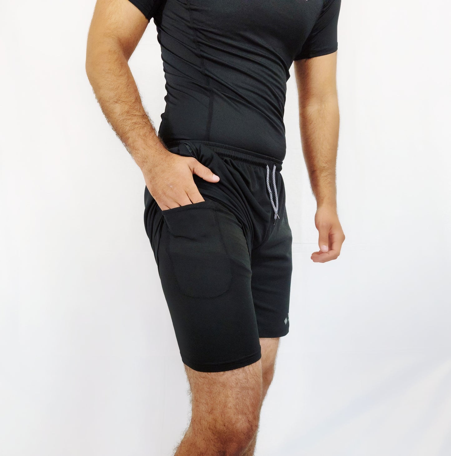 Men's 2 in 1 Athletic Sport Shorts