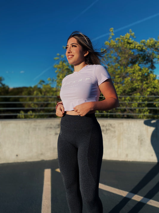 Purple Crop Top